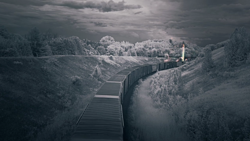 Mr. Town’s train, bearing Shadow’s beacon out of sight